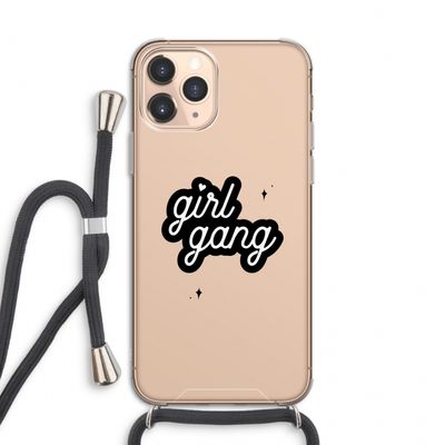 Girl Gang: iPhone 11 Pro Transparant Hoesje met koord