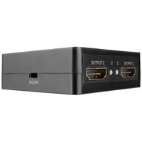 LINDY 38358 2 poorten HDMI-splitter 3840 x 2160 Pixel Zwart