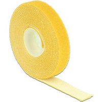 Delock 18734 Klittenband op rol L 3 m x B 13 mm geel