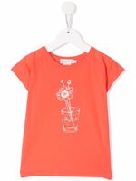 Bonpoint t-shirt à fleurs - Rose