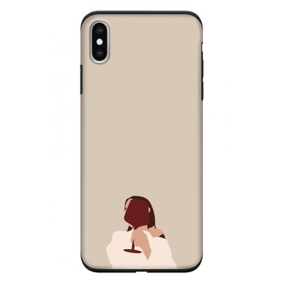 I drink wine: iPhone XS Max Tough Case