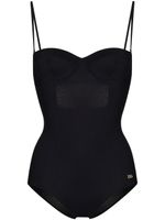 Dolce & Gabbana maillot de bain à plaque logo - Noir