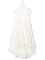 Dolce & Gabbana Kids robe longue en dentelle - Tons neutres