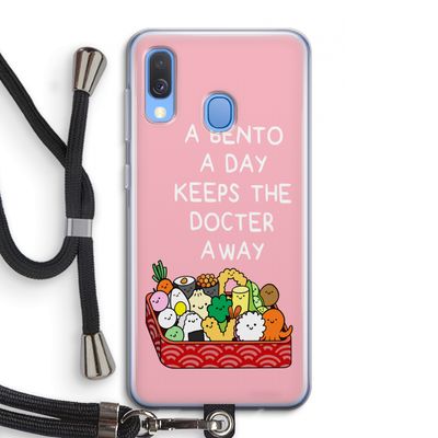Bento a day: Samsung Galaxy A40 Transparant Hoesje met koord