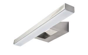 SG LED Badkamer- / wandlamp VIEW 15W 3000K 970 lumen IP44 geborsteld staal dimbaar warm wit licht