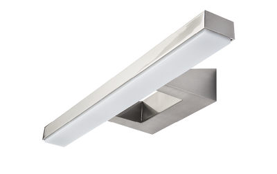 SG LED Badkamer- / wandlamp VIEW 15W 3000K 970 lumen IP44 geborsteld staal dimbaar warm wit licht