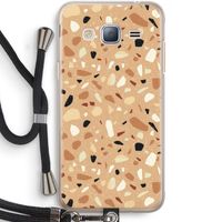 Terrazzo N°17: Samsung Galaxy J3 (2016) Transparant Hoesje met koord