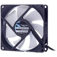 Fractal Design Silent Series R3 92mm PC-ventilator Zwart, Wit (b x h x d) 92 x 25 x 92 mm