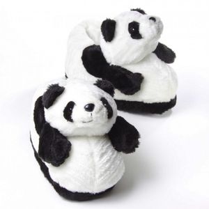 Volwassenen dieren pantoffels panda