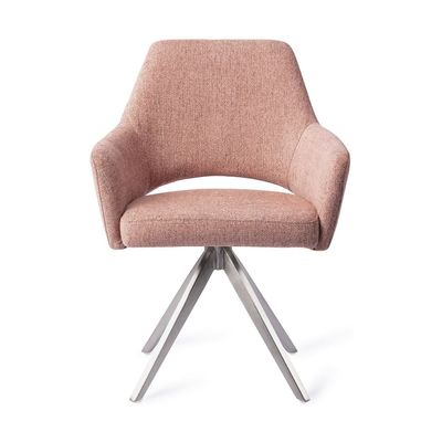 Jesper Home Yanai eetkamerstoel Pink Punch turn rose