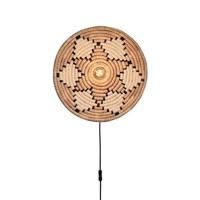 GOOD&MOJO Wandlamp Andros - Naturel|Wit - Ø45cm