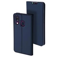 Dux Ducis Skin Pro Samsung Galaxy A40 Flip Case - Donkerblauw