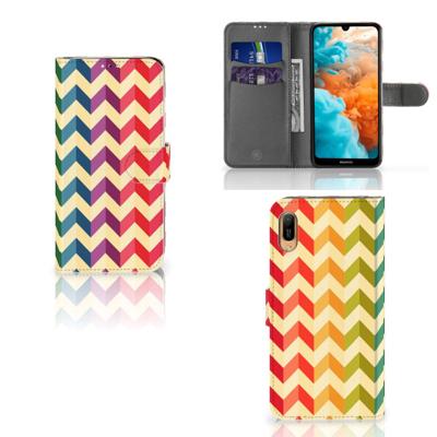 Huawei Y6 (2019) | Telefoon Hoesje | Zigzag Multi Color Huawei Y6 (2019) | Telefoon Hoesje | Zigzag Multi Color