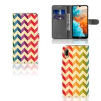 Huawei Y6 (2019) | Telefoon Hoesje | Zigzag Multi Color