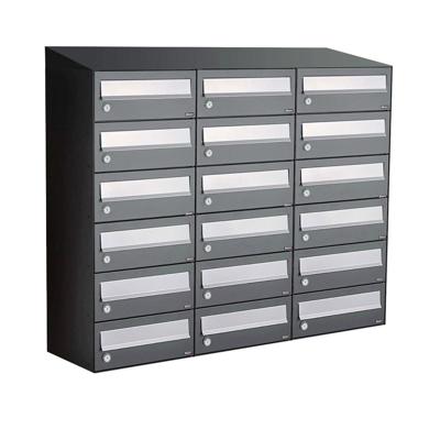 Allux Hive Set 3-Breed, 6-Hoog Met Dak Antraciet - 40030065_3x6d