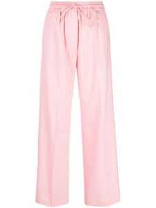 Erika Cavallini pantalon à lien de resserrage - Rose