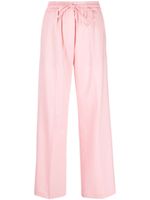 Erika Cavallini pantalon à lien de resserrage - Rose