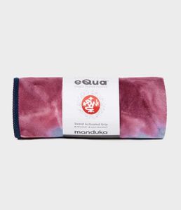 Manduka eQua Yoga Handdoek - Hand Dye - Ammonite (Klein)