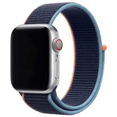 Apple Watch Nylon Geweven Sport Band - Diepzee - 38, 40, 41 & 42mm Apple Watch Nylon Geweven Sport Band - Diepzee - 38, 40, 41 & 42mm