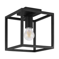 EGLO Eldrick Plafondlamp - E27 - 20 cm - Zwart - thumbnail
