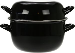 Cosy & Trendy Mosselpan - Zwart - ø 24 cm / 5 liter