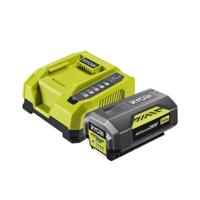 Ryobi 36V Lithumplus 4.0 AH -batterij - 1 RY36BC60A -140 Snelle oplader.