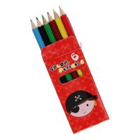 LG-Imports Kleurpotloden piraat, 6st.