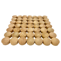Papoose Toys Papoose Toys Mini Natural Convex/49pc