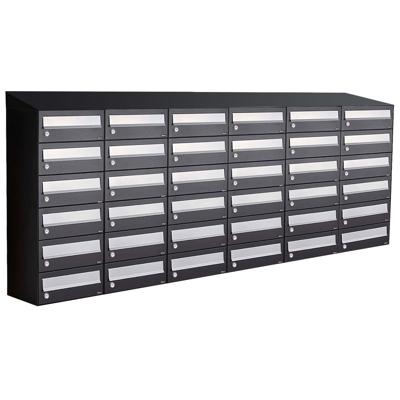 Allux Hive Set 6-Breed, 6-Hoog Met Dak Zwart - 40030070_6x6d