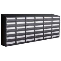 Allux Hive Set 6-Breed, 6-Hoog Met Dak Zwart - 40030070_6x6d