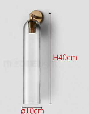Luxe Moderne Wandlamp van Glas