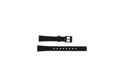 Horlogeband Casio 10088279 / LQ-142E-7ASW / LQ-142 Rubber Zwart 14mm