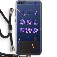 GRL PWR: Huawei P Smart (2018) Transparant Hoesje met koord