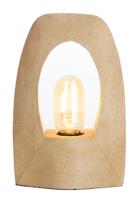 Light & Living Tafellamp Carini Mangohout, 25cm - Naturel