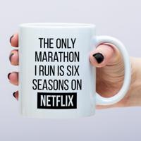 Mok The only marathon I run is six seasons on Netflix