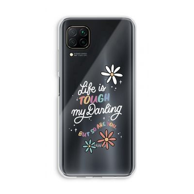 Tough Life: Huawei P40 Lite Transparant Hoesje