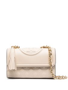 Tory Burch petit sac porté épaule Fleming Convertible - Tons neutres