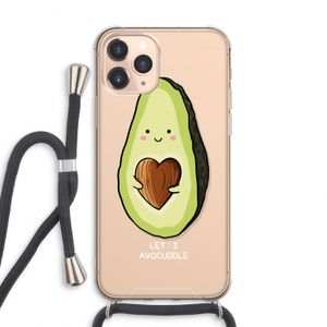 Avocuddle: iPhone 11 Pro Max Transparant Hoesje met koord