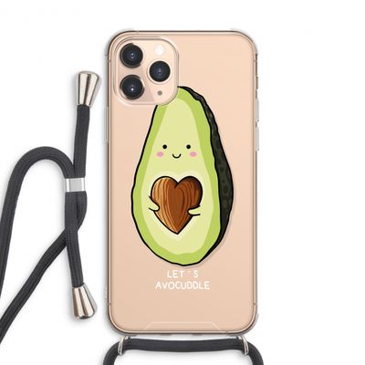 Avocuddle: iPhone 11 Pro Max Transparant Hoesje met koord