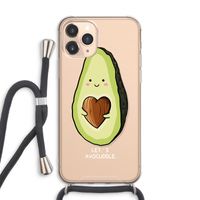 Avocuddle: iPhone 11 Pro Max Transparant Hoesje met koord
