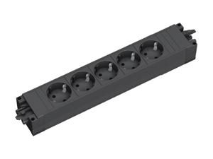 Bachmann 336.626 power uitbreiding 5 AC-uitgang(en) Zwart