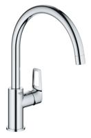 GROHE Eengreeps keukenmengkraan BauLoop 31368001 GROHE Eengreeps keukenmengkraan BauLoop 31368001