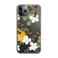 No flowers without bees: iPhone 11 Pro Max Transparant Hoesje
