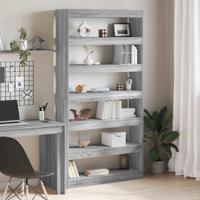 Boekenkast Grijs sonoma 100 x 30 x 198 cm Bewerkt hout