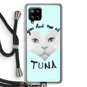 You had me at tuna: Samsung Galaxy A42 5G Transparant Hoesje met koord