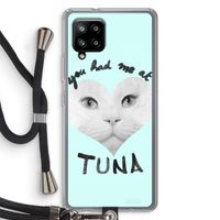 You had me at tuna: Samsung Galaxy A42 5G Transparant Hoesje met koord