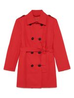 MAX&Co. Kids manteau ceinturé à boutonnière croisée - Rouge