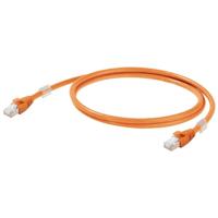Weidmüller 2563810300 RJ45 Netwerkkabel, patchkabel CAT 6A S/FTP 30.00 m Oranje Vlambestendig 1 stuk(s)