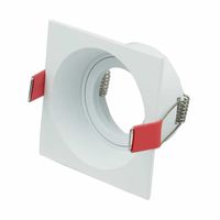 LED inbouwspot 50mm wit vierkant lichtbron verdiept liggend 148-579