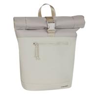 New Rebels Bruce New York Beige 21L Rolltop Rugzak Waterafstotend Laptop 15.6" New Rebels Bruce New York Beige 21L Rolltop Rugzak Waterafstotend Laptop 15.6"